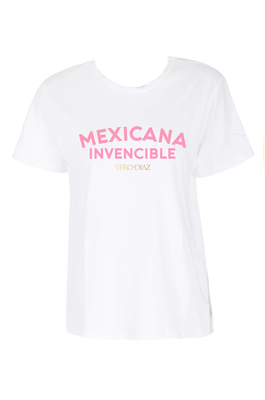 Mexicana Invencible T-Shirt White - Vero Diaz