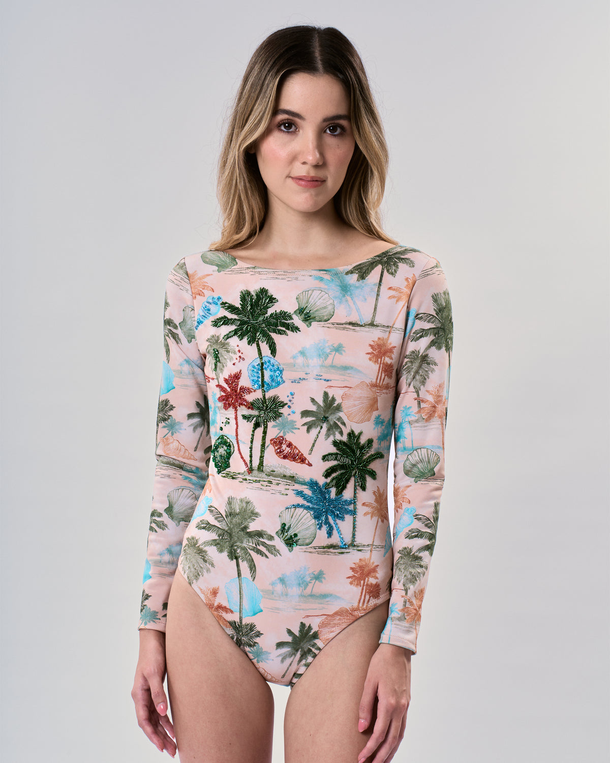 MARETTA  SWIMSUIT WITH EMBROIDERY - Vero Diaz