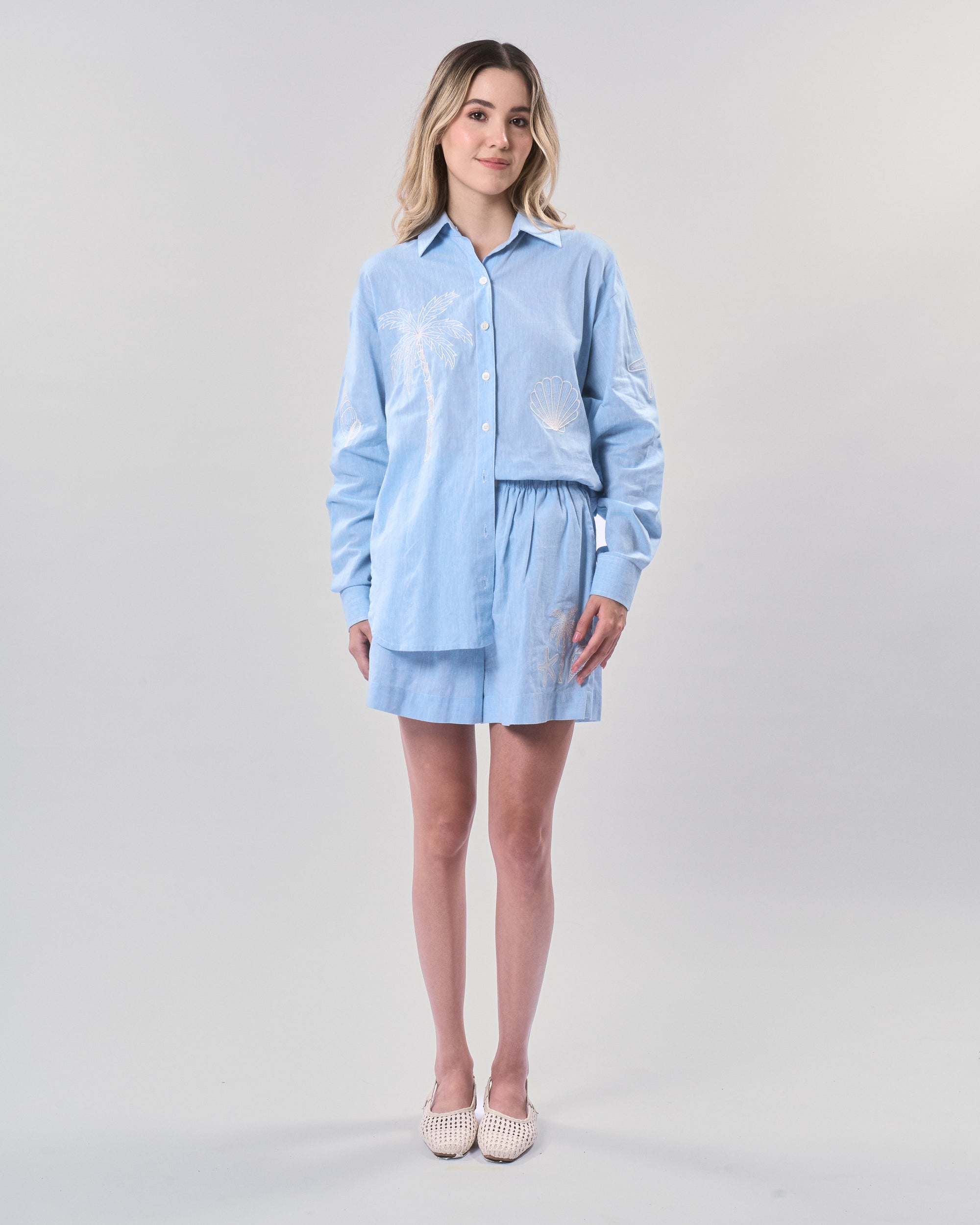 ONDINA SHORT IN BLUE