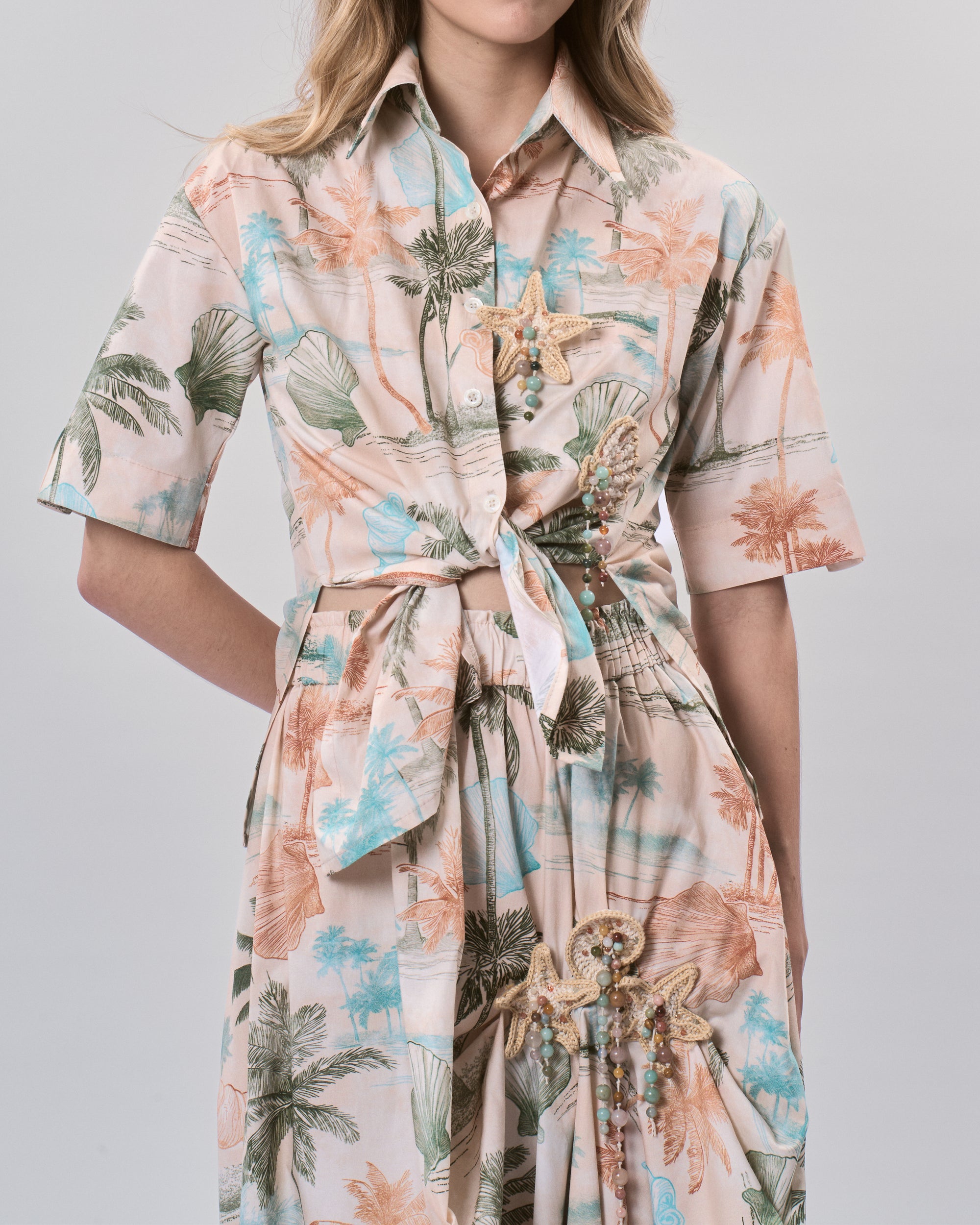 SOLARA BLOUSE IN PALM