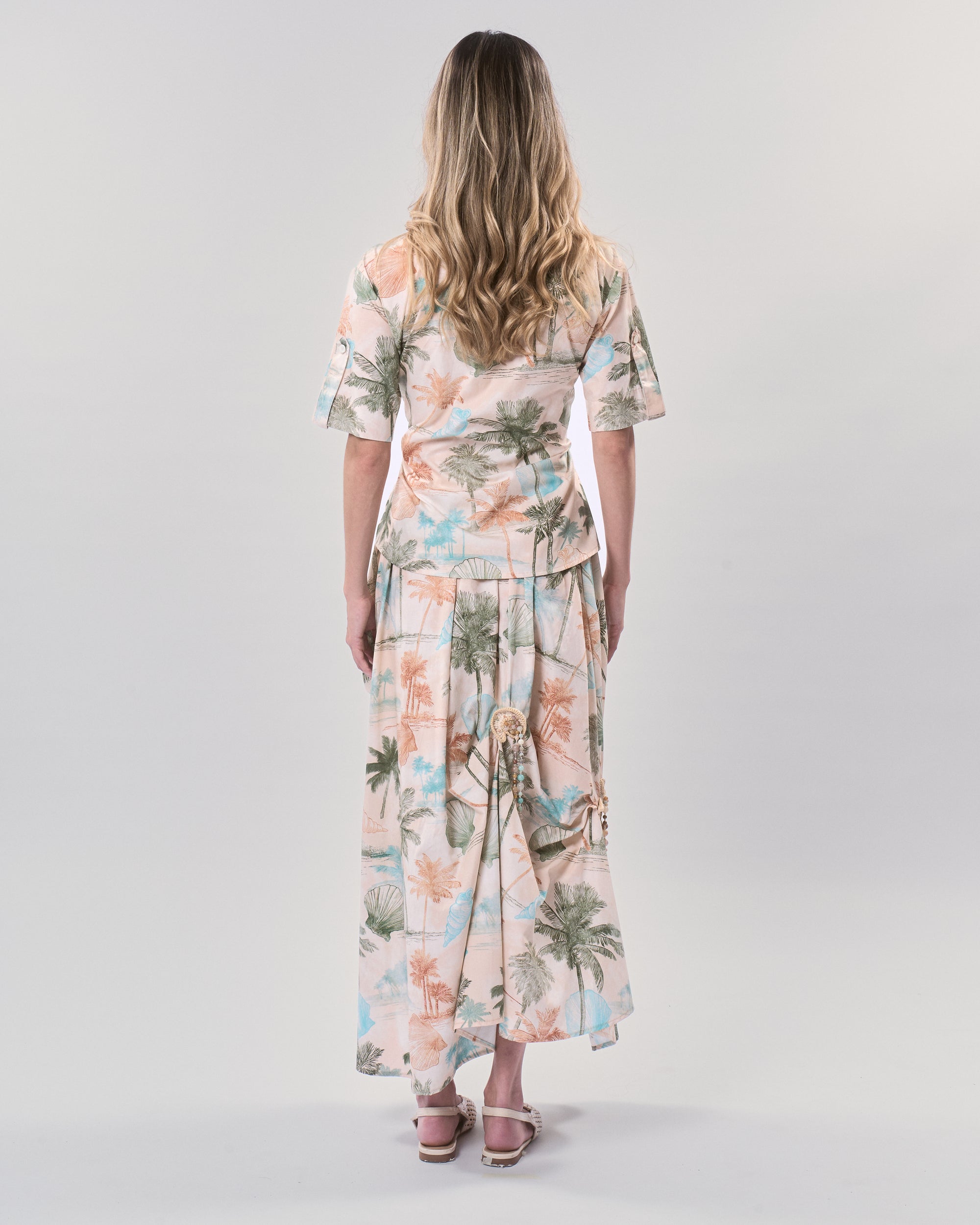 SOLARA BLOUSE IN PALM