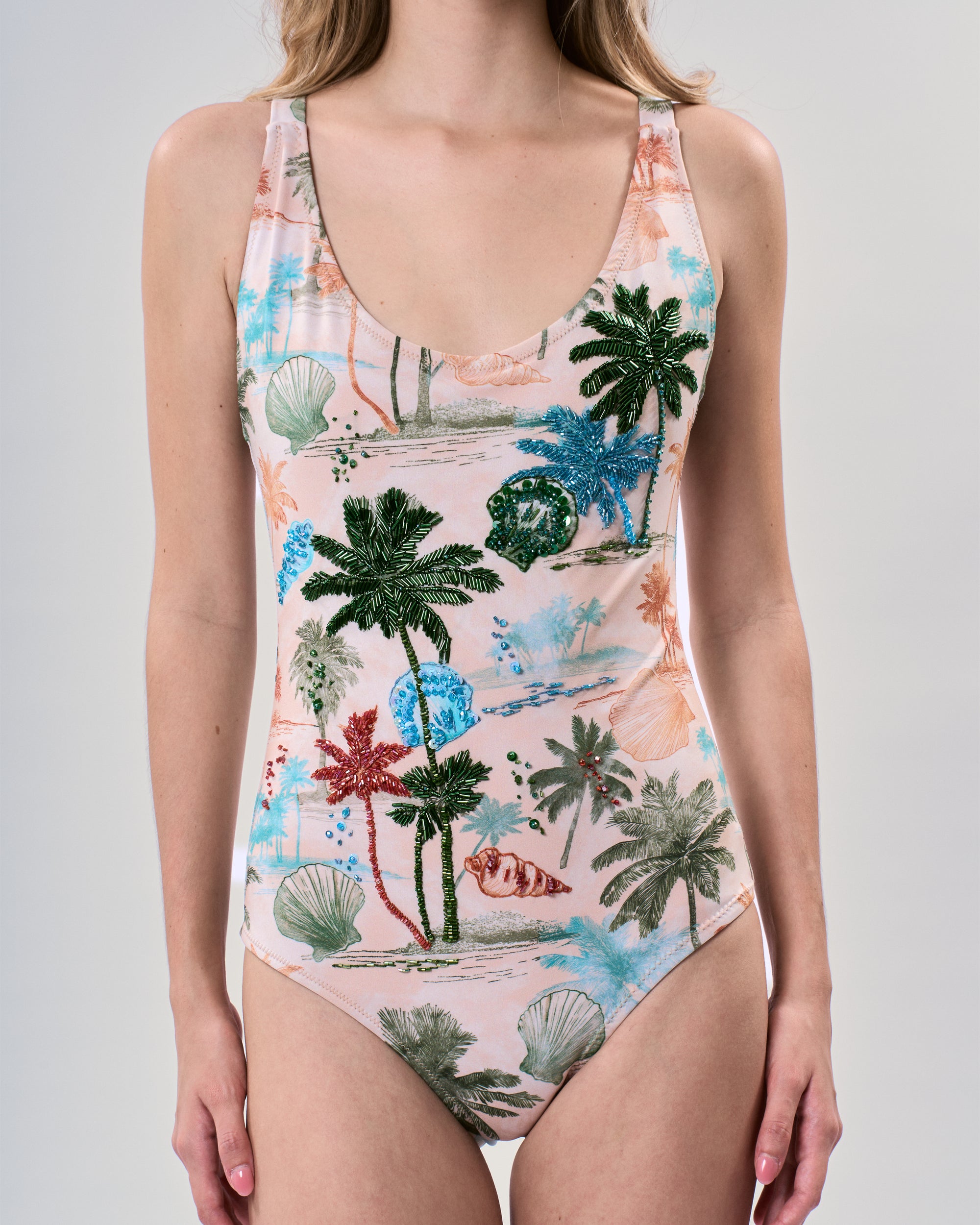 VEYRA  SWIMSUIT WITH  EMBROIDERY