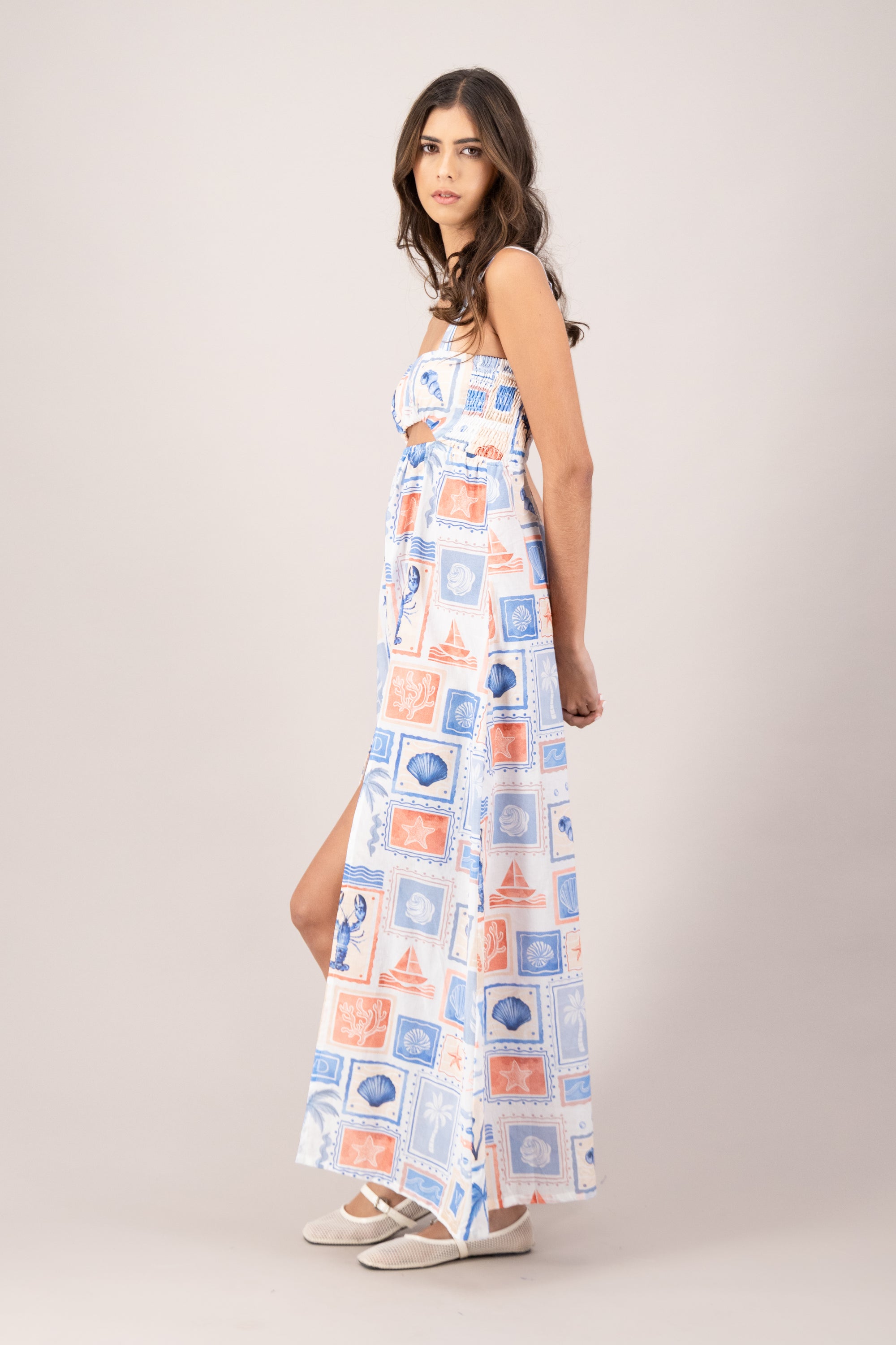 VESTIDO CUT OUT PALMA