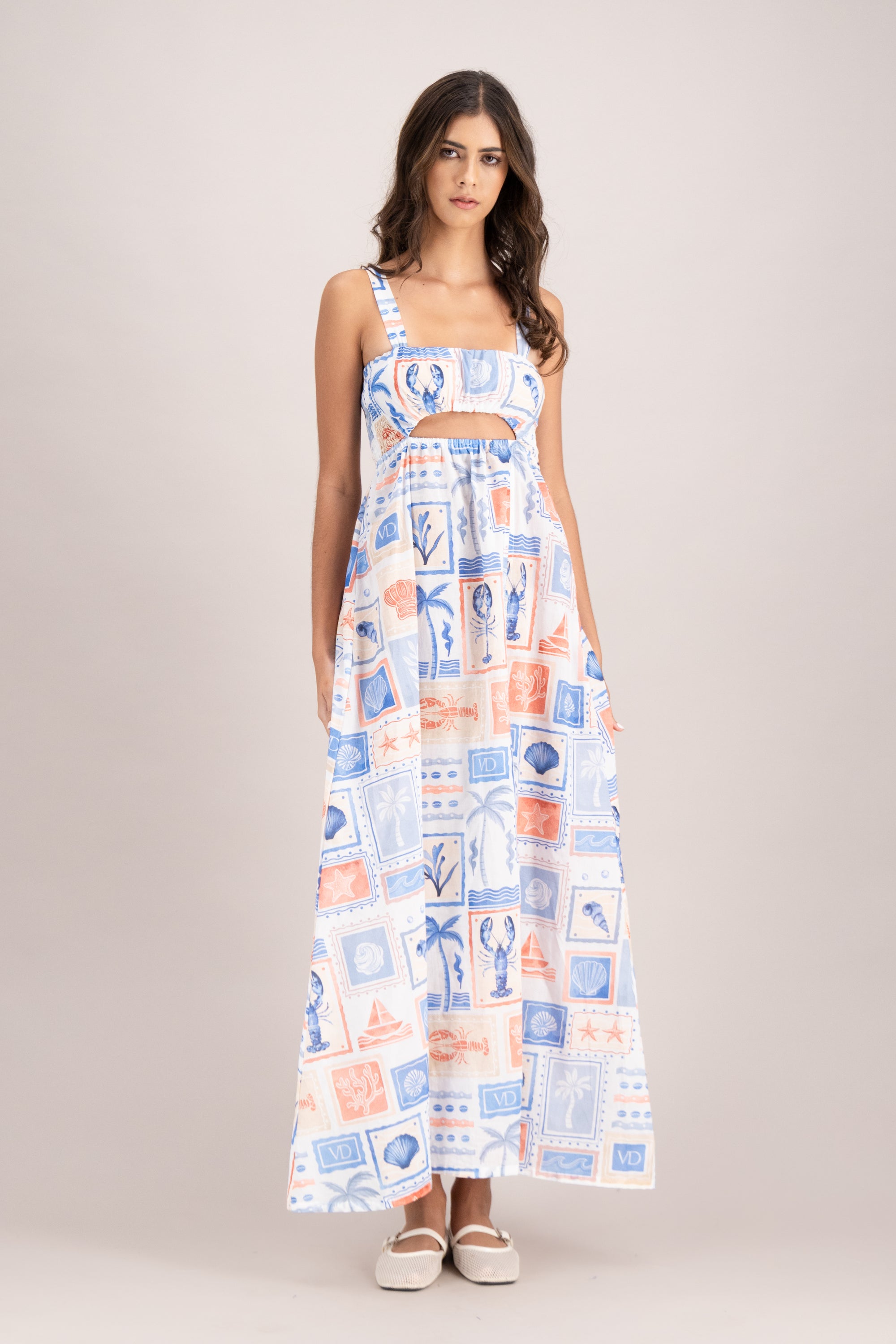 VESTIDO CUT OUT PALMA
