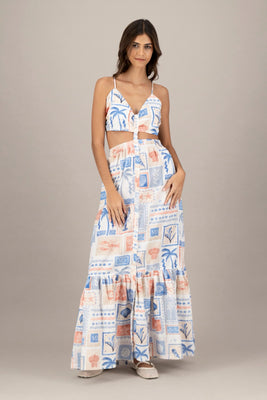 VESTIDO PALMA CUT OUT - Vero Diaz
