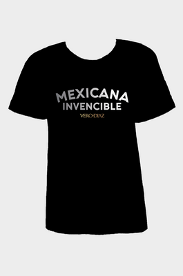 Mexicana Invencible T-Shirt Black - Vero Diaz