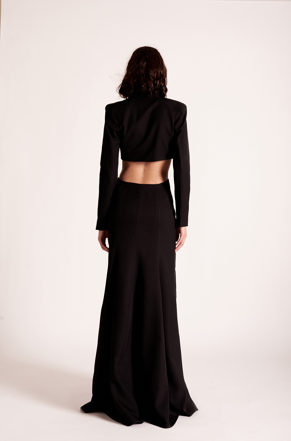 THE MUSE GOWN IN BLACK